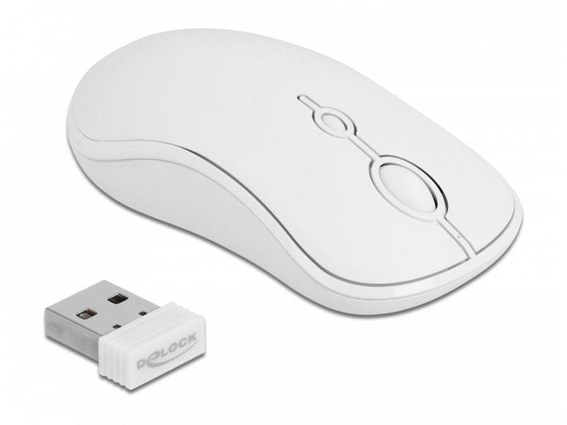 Delock Ensemble clavier-souris 12703 Wireless Blanc