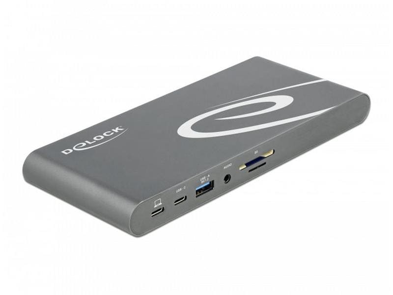 Delock Station d'accueil USB-C – USB/SD/LAN/HDMI/DP PD 85W