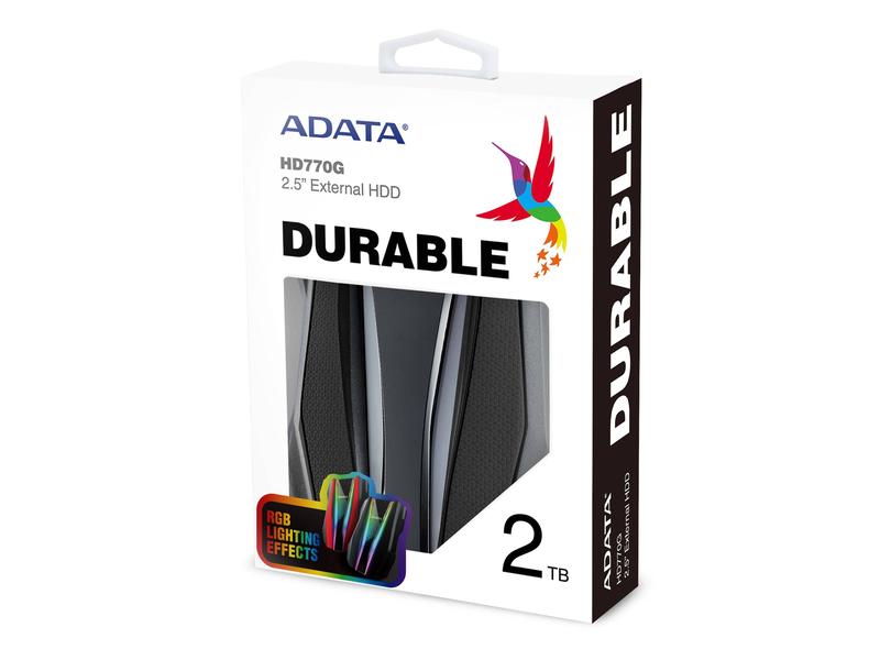 ADATA Externe Festplatte HD770G 2 TB, Schwarz