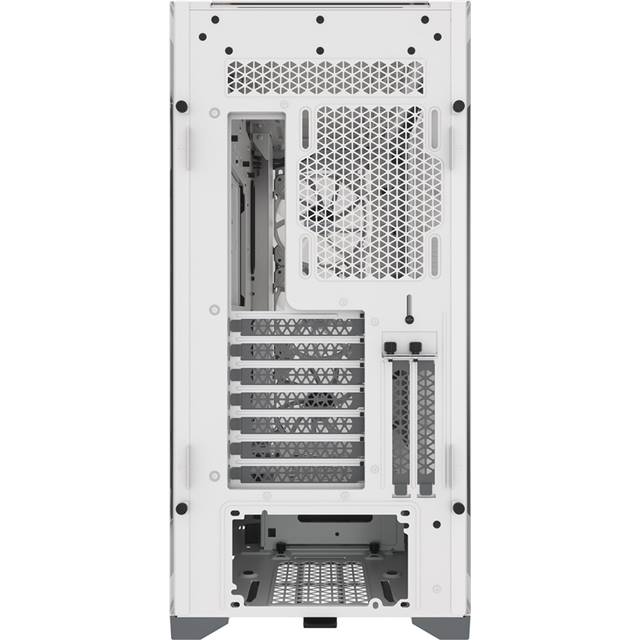 Corsair Boîtier d’ordinateur iCUE Midi Tower 5000X RGB TG Blanc