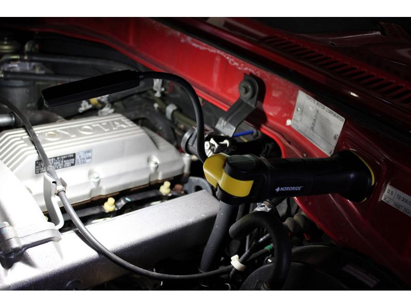 Nordride Lampe de poche Twist Light 500 lm, IP65, avec aimant et crochet