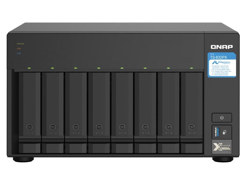 Qnap Turbo Nas TS-832PX-4G - ohne Harddisk