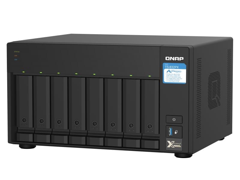 Qnap Turbo Nas TS-832PX-4G - ohne Harddisk