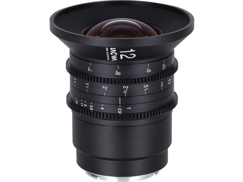 Venus Optic Festbrennweite 12mm T/2.9 Zero-D Cine (Feet) – Canon RF