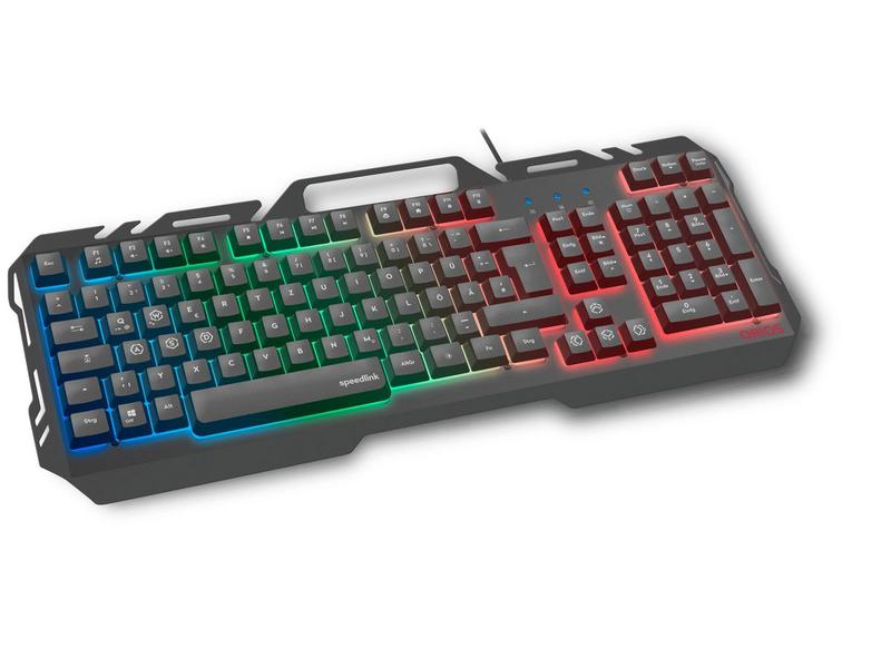 Speedlink Clavier de gaming Orios Metal