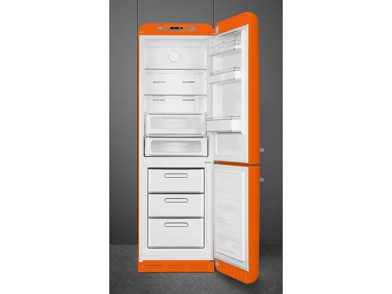 SMEG Réfrigérateur congélateur FAB32ROR5 Orange, Droite