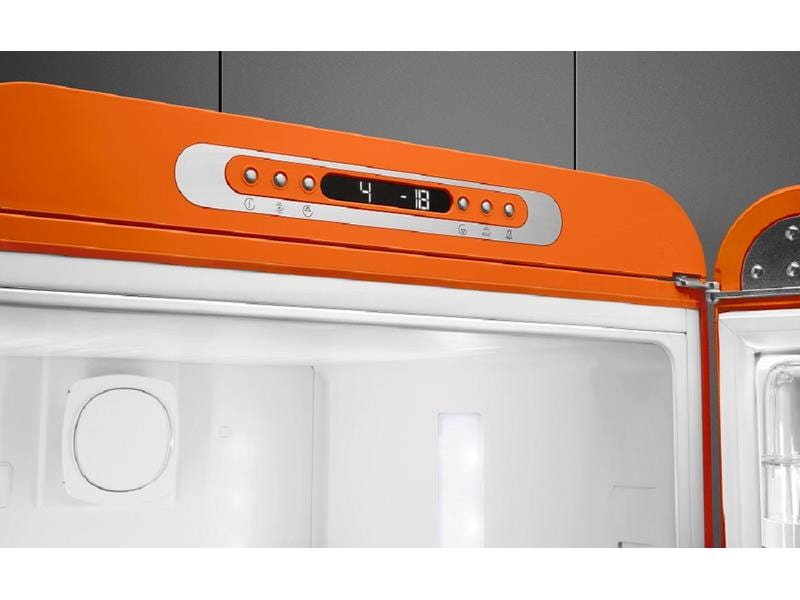 SMEG Réfrigérateur congélateur FAB32ROR5 Orange, Droite