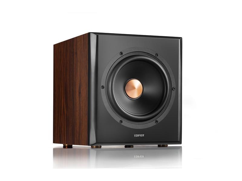 Edifier Paire d’enceintes d’étagère S350DB avec subwoofer Brun