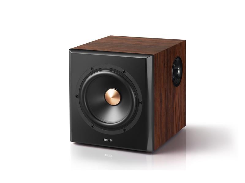 Edifier Paire d’enceintes d’étagère S350DB avec subwoofer Brun