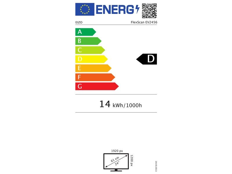 EIZO Monitor EV2456W-Swiss Edition Weiss