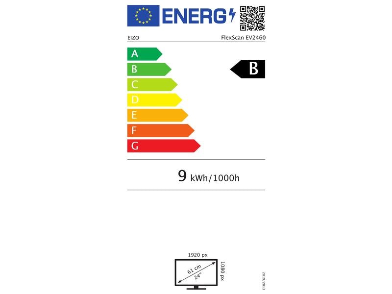 EIZO Moniteur EV2460-Swiss Edition Blanc