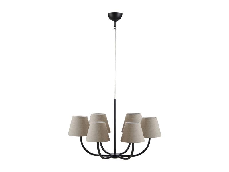 Markslöjd Lampe suspendue Cozy 6L Noir