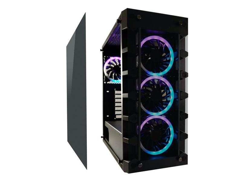 LC-Power Boîtier d’ordinateur Mini Tower LC-709B-ON Noir