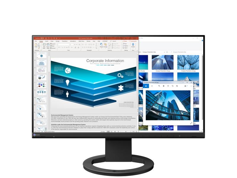 EIZO Monitor EV2480-Swiss Edition Schwarz