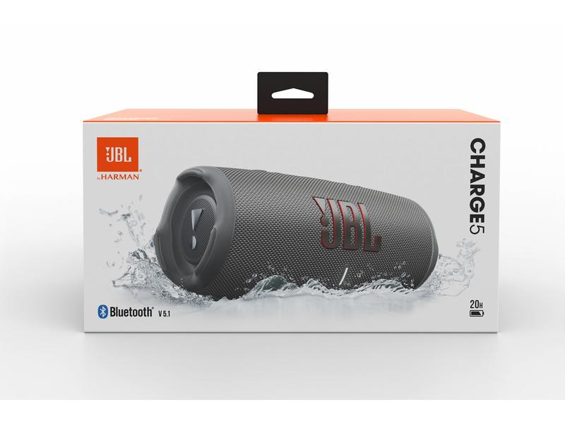 JBL Bluetooth Speaker Charge 5 Grau