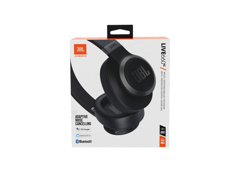 JBL Casques supra-auriculaires Wireless LIVE 660NC Noir