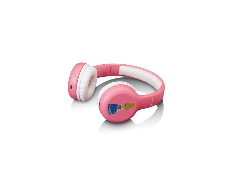 Lenco Wireless On-Ear-Kopfhörer HPB-110 Pink