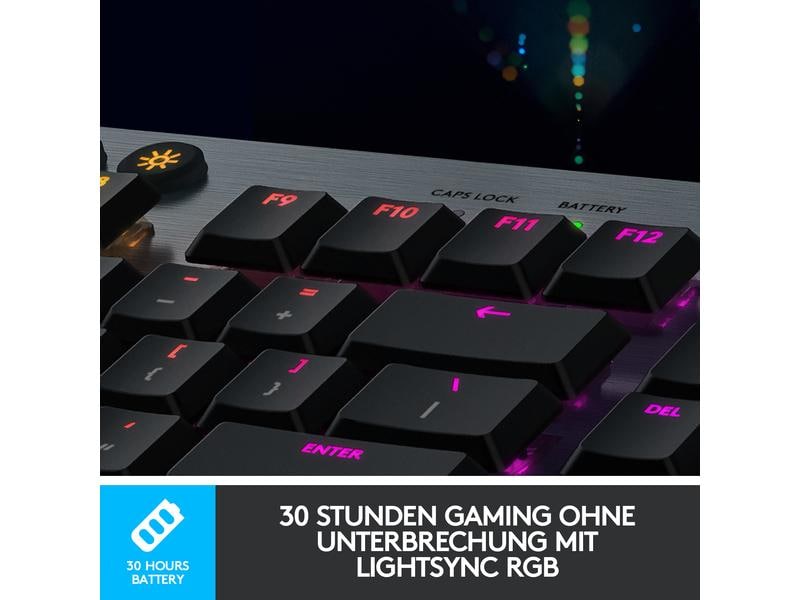 Logitech Gaming-Tastatur G915 Lightspeed GL Tactile