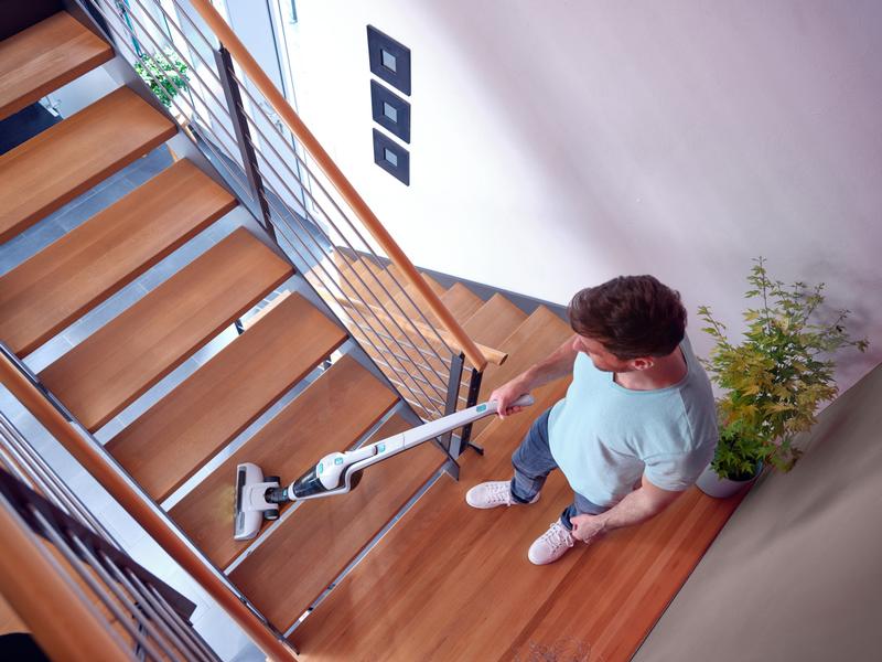 Leifheit Rotaro PowerVac 2in1 16 V, weiss