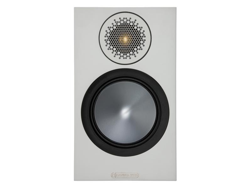 Monitor Audio Paire d’enceintes d’étagère Bronze 50 Blanc