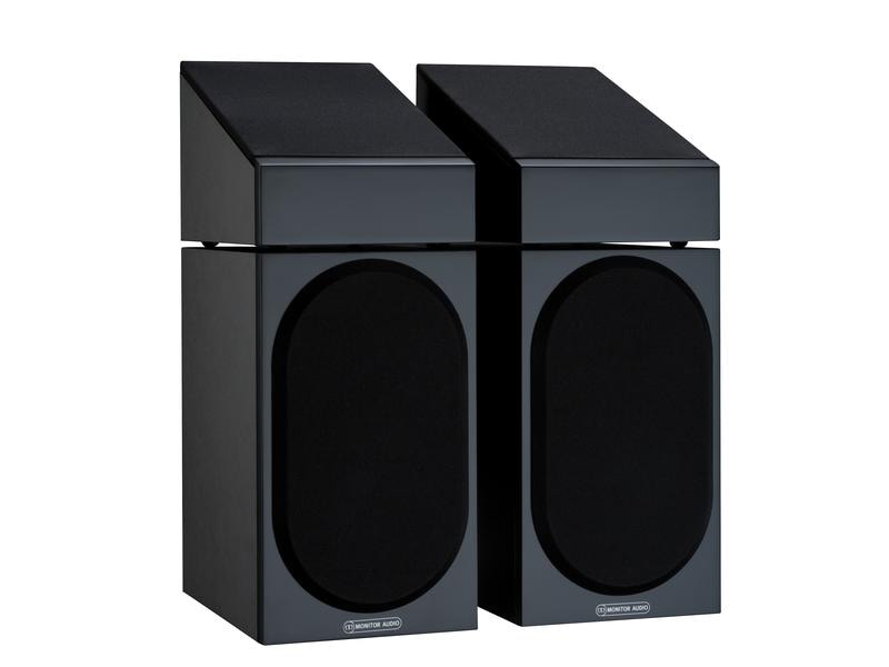 Monitor Audio DolbyAtmos Paire d’enceintes d’étagère Bronze AMS Noir