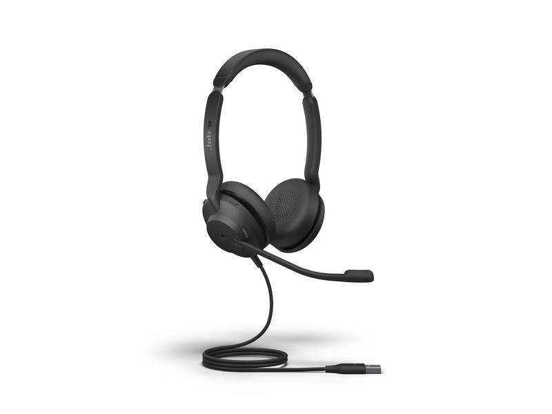 Jabra Casque Evolve2 30 SE Duo MS Noir, USB-A