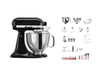 KitchenAid Robot ménager Artisan KSM200 Noir brillant