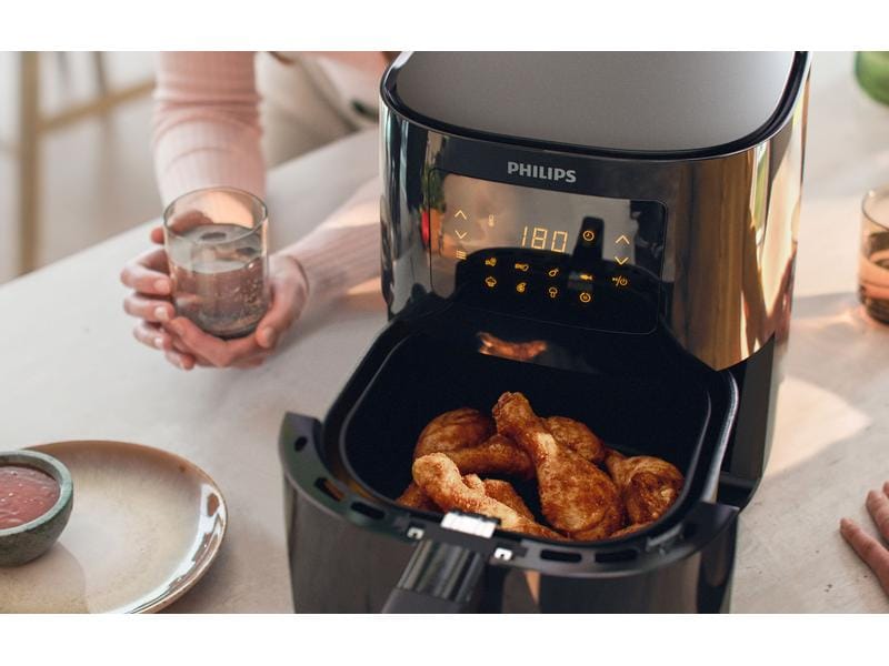 Philips Heissluft-Fritteuse Essential Airfryer HD9252/91 0.8 kg