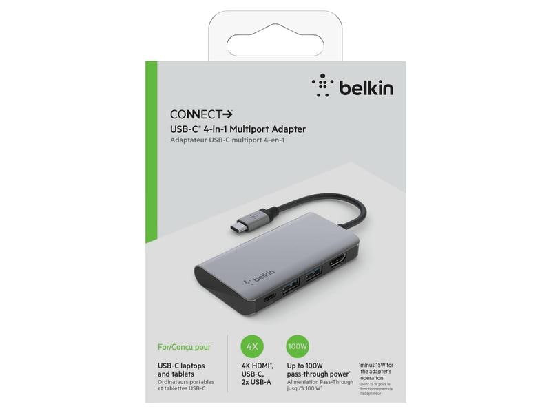 Belkin Station d'accueil USB-C Multiport 4-en-1