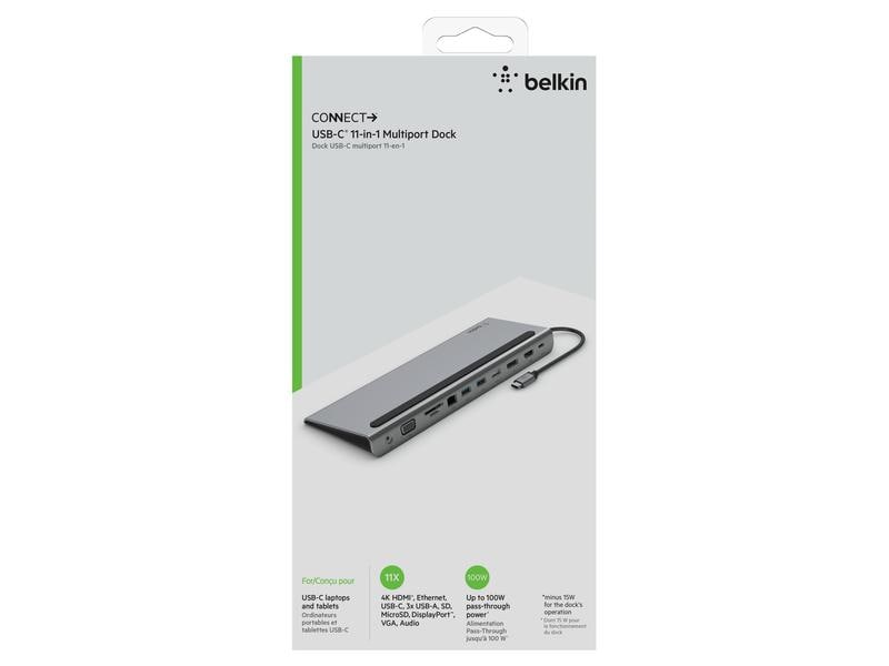 Belkin Station d'accueil Station d'accueil multiport USB-C 11 en 1