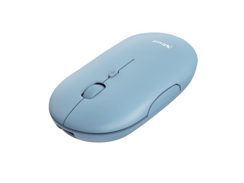 Trust Maus Puck Rechargeable Blau