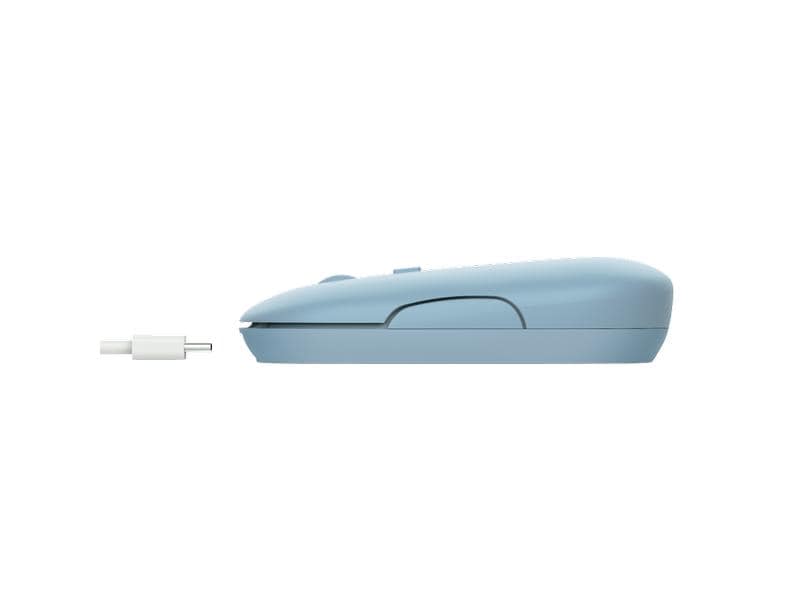Trust Maus Puck Rechargeable Blau