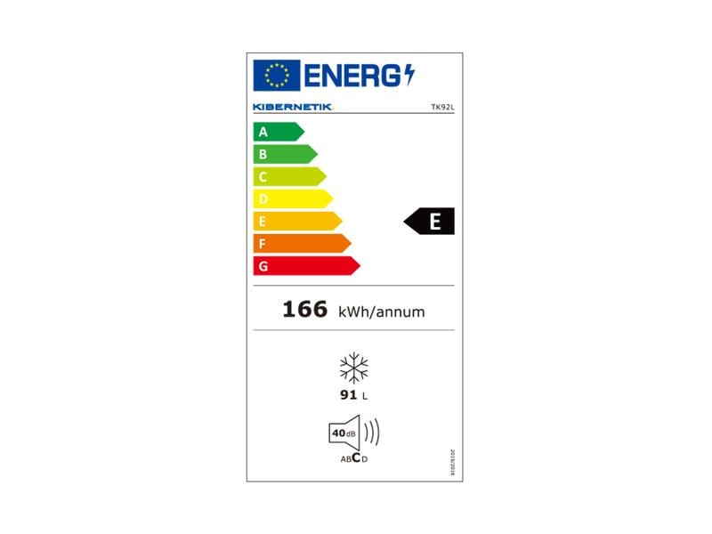 Kibernetik Congélateur TK92L Droit (modifiable)