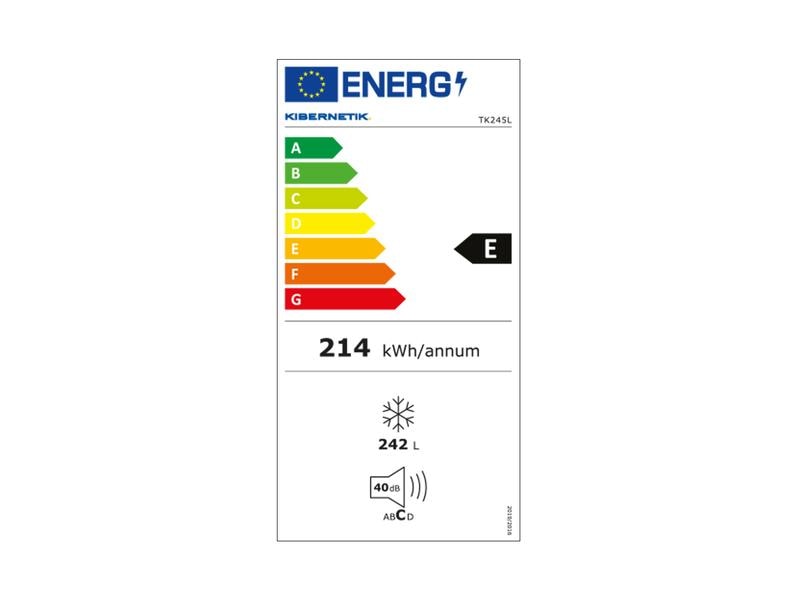 Kibernetik Congélateur TK245L Droit