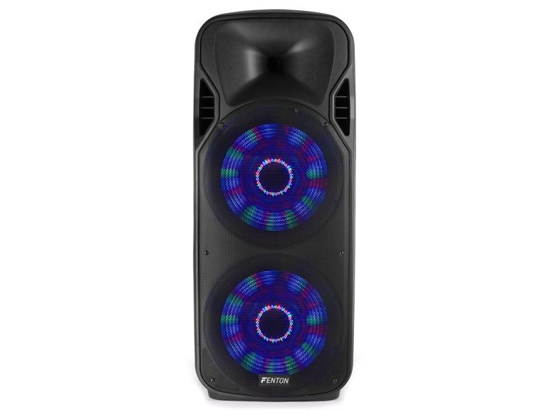 Fenton Haut-parleurs FT215LED Aktiv Trolley-Speaker