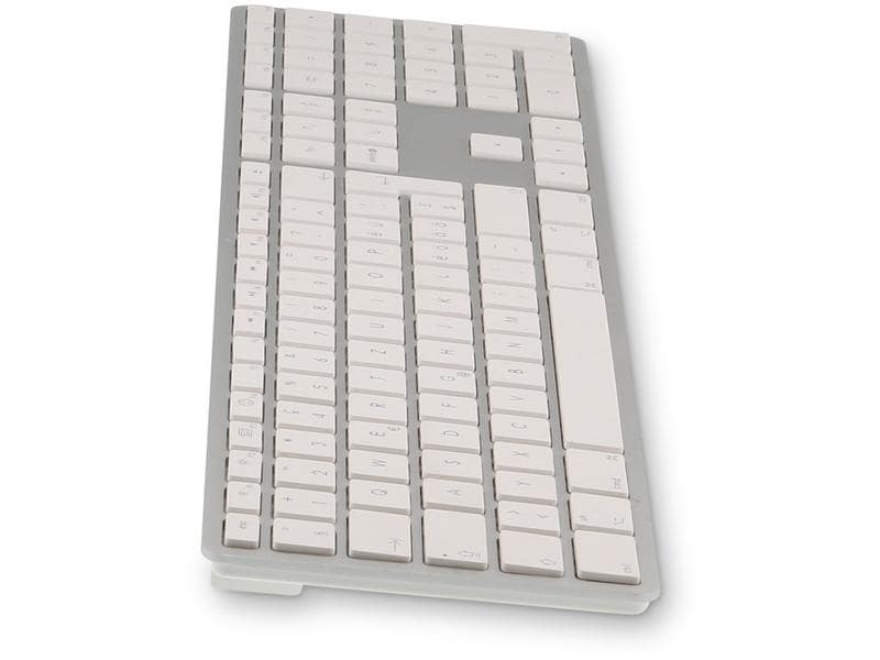 LMP Tastatur WKB-1243 Silber, CH-Layout mit Ziffernblock