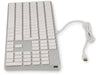 LMP Clavier KB-1843 Argent, disposition CH avec clavier numérique