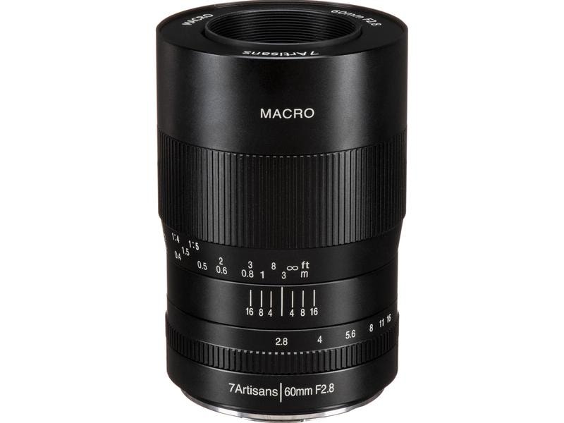 7Artisans Longueur focale fixe 60 mm F2.8 Macro Baïonnette d'objectif: MFT