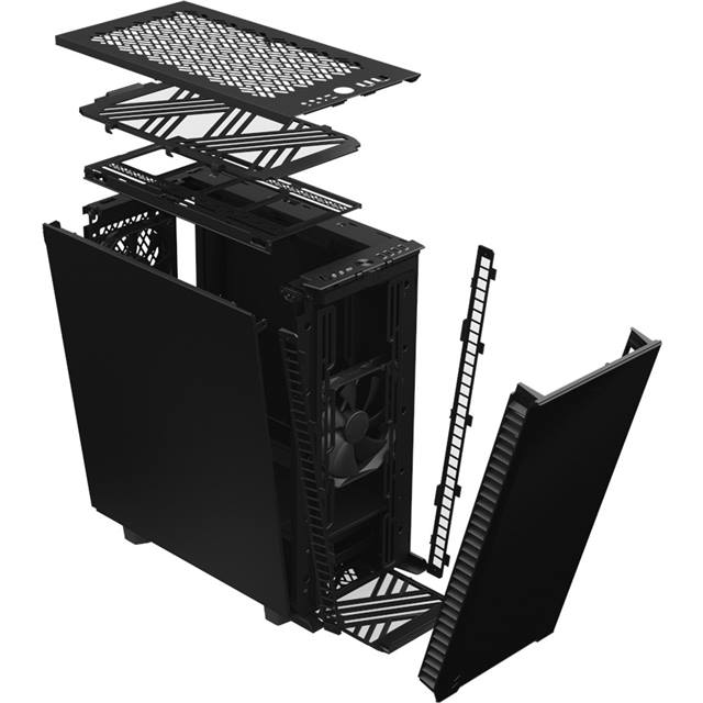 Fractal Design Boîtier d’ordinateur Define 7 Compact Noir