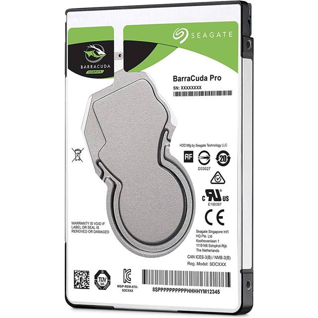 Seagate Disque dur BarraCuda Pro 2.5" SATA 1 TB