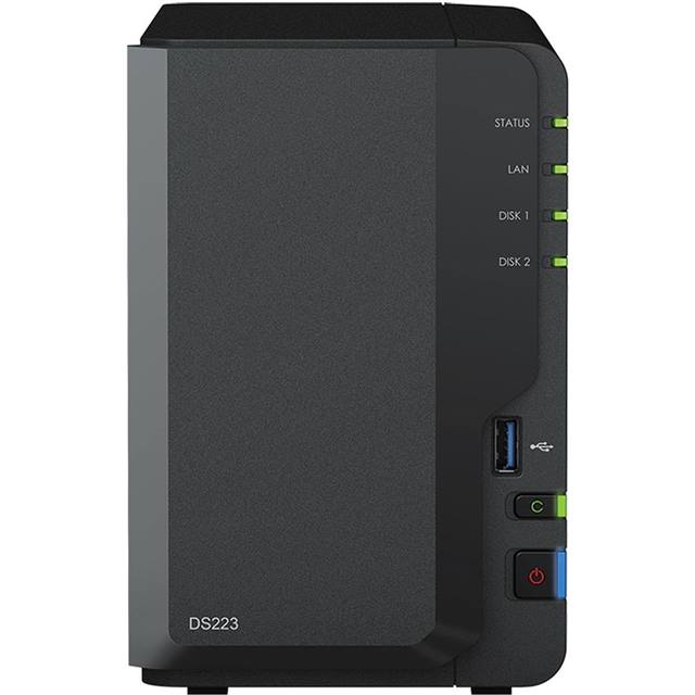 Synology DiskStation DS223 - 8TB (2x4TB WD Red Plus)