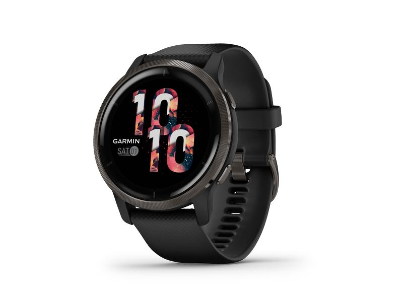 GARMIN Montre de sport Venu 2 Noir/Gris