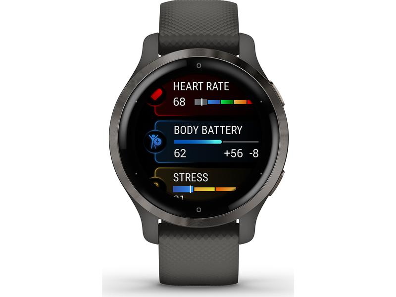 GARMIN Montre de sport Venu 2S Gris/Anthracite