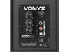Vonyx Moniteurs de studio SMN50B Paire Noir