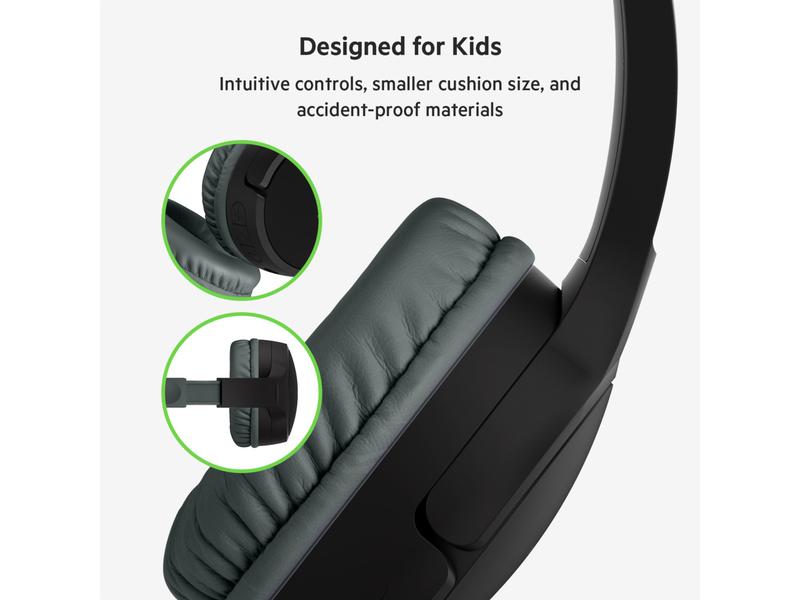 Belkin Wireless On-Ear-Kopfhörer SoundForm Mini Schwarz