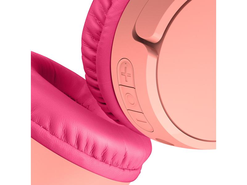 Belkin Wireless On-Ear-Kopfhörer SoundForm Mini Pink