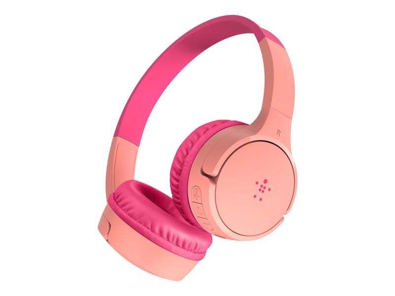 Belkin Wireless On-Ear-Kopfhörer SoundForm Mini Pink