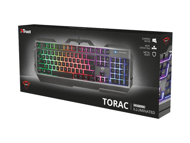 Trust Clavier de gaming GXT 856 Torac QWERTZ (CH) Layout