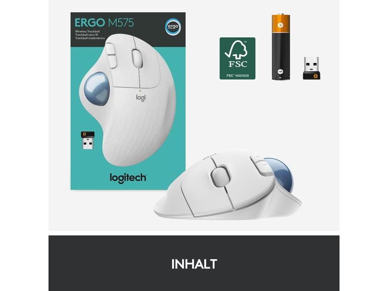 Logitech Trackball Ergo M575 Wireless Off-white