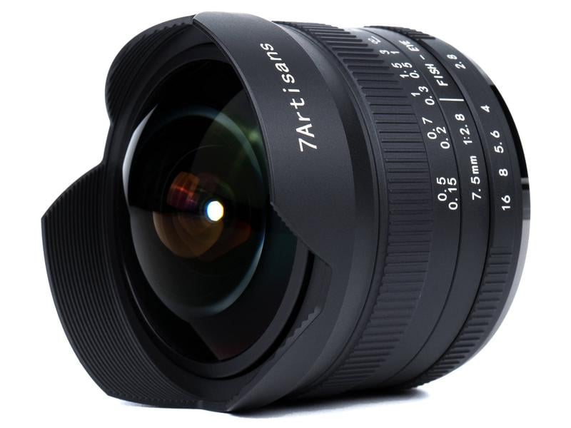 7Artisans Longueur focale fixe 7.5mm F/2.8 Fisheye Mark II – Canon RF